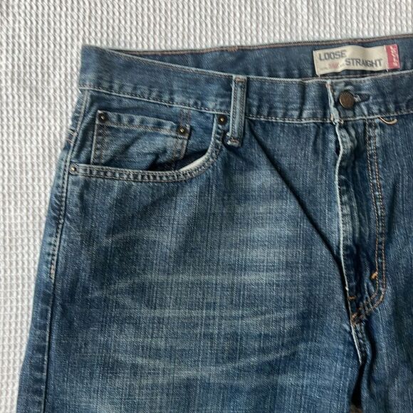 Levi's Men's 569 Straight Fit loose 100% Cotton Jeans sz 38 - Picture 3 of 11